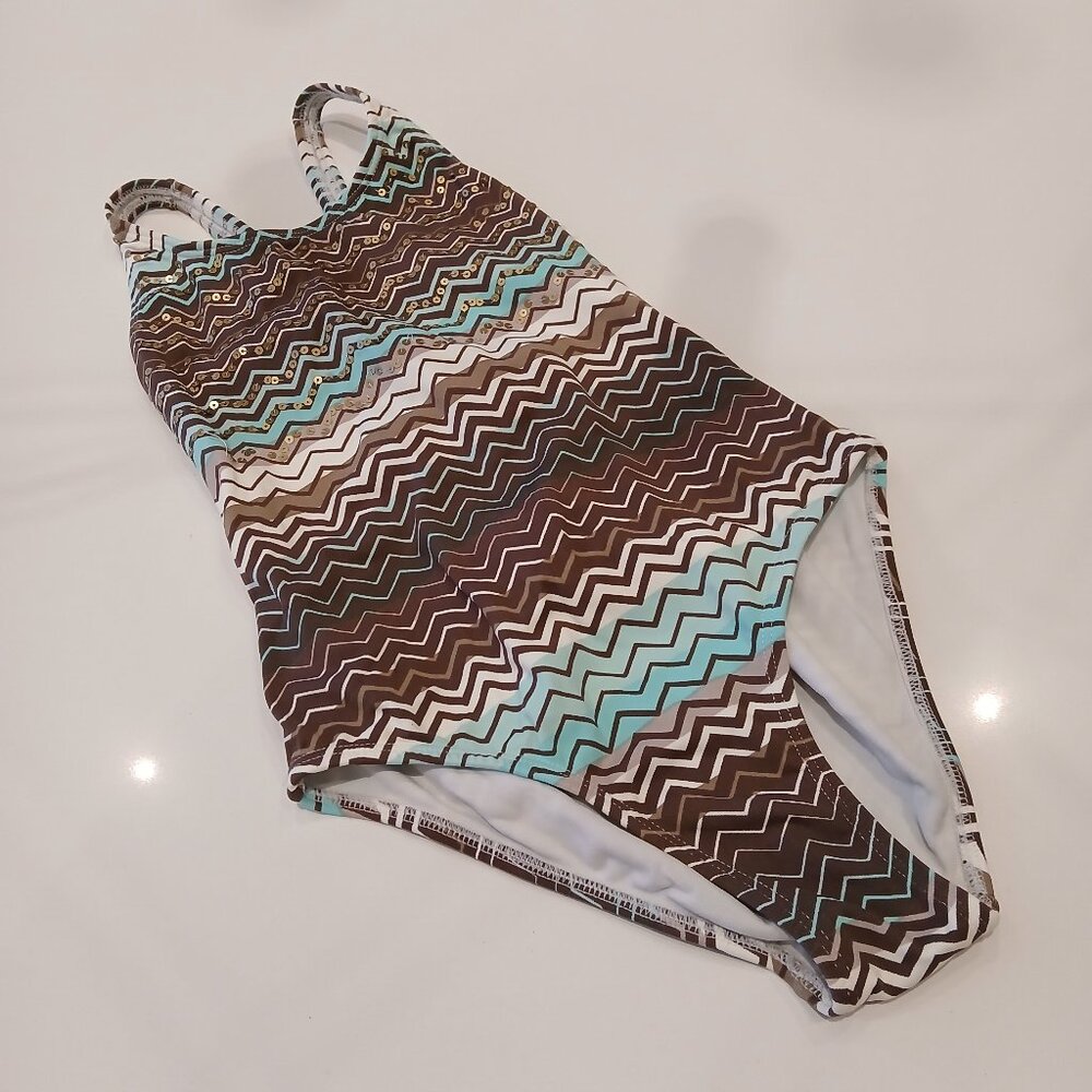 Planet Sea Girls Swimsuit size 14